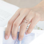 gifts for wife Forever Together - Heartfelt Gift - Two Names Opening Ring 925 Sterling Silver - gifts for wife - Anniversary