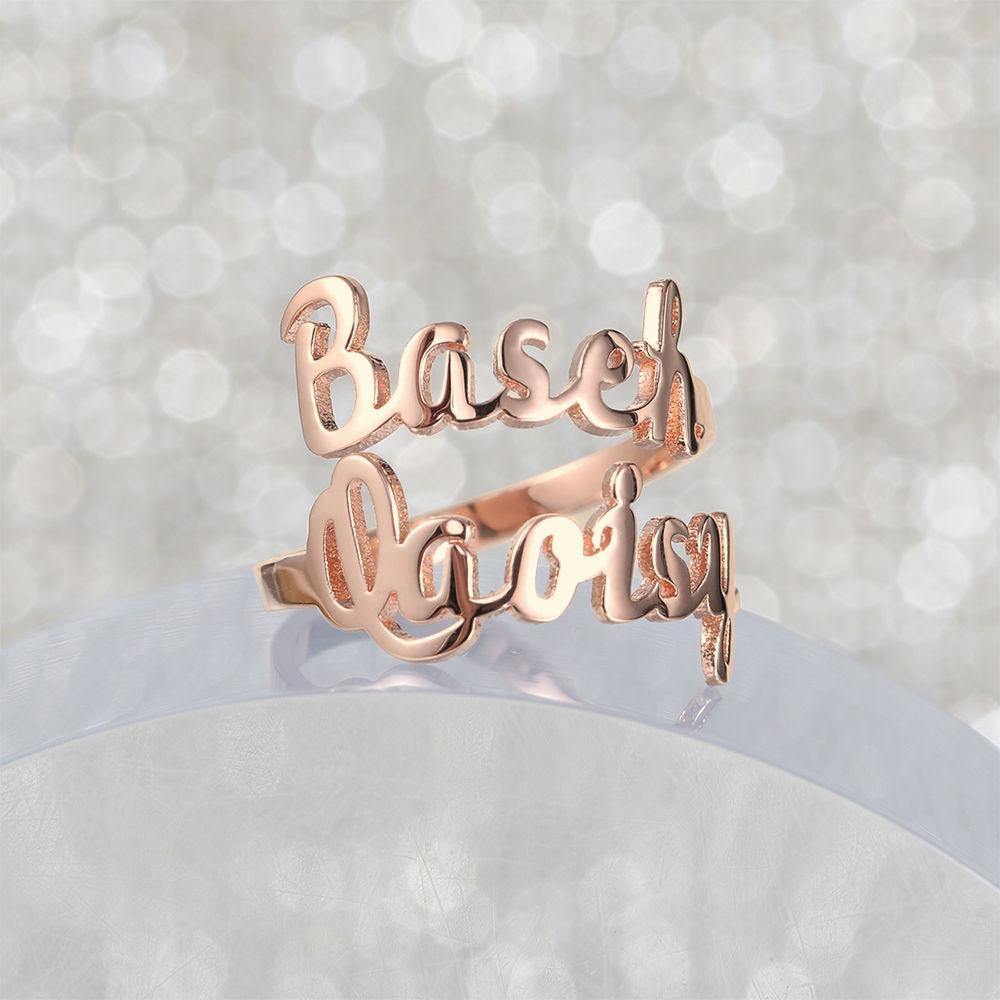gifts for wife Forever Together - Heartfelt Gift - Two Names Opening Ring 925 Sterling Silver - gifts for wife - Anniversary