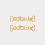 Personalized Name Metal Shoelace Charm Custom Shoe Buckle 1 pair