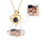 gifts for wife Best Wife Ever - Unique Memento - Projection Necklace Rose Heart Photo Necklace for Her - gifts for wife - Dai