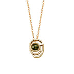A-Z 26 Letters Custom Projection Necklace 925 Sterling Silver