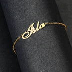 Custom Name Anklet Stainless Steel