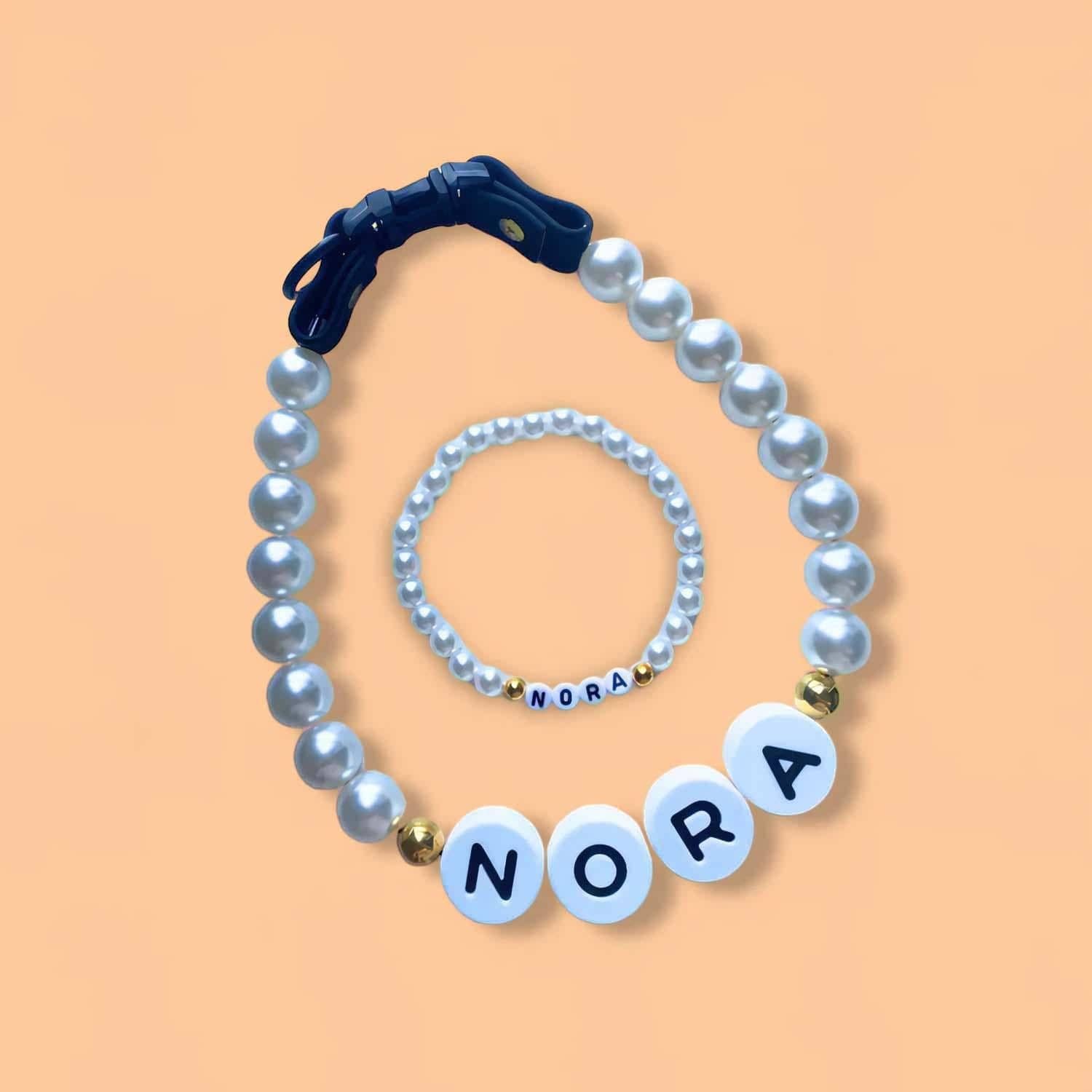 Personalized Pet Name Necklace – Comes with a Free Matching Bracelet