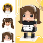 Custom Head Brick Figures Personalized Drudge Brick Figures Small Particle Block Toy