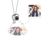 A-Z 26 Letters Custom Projection Necklace 925 Sterling Silver