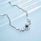 Personalized Photo Projection Bracelet Roman Numerals Elegant Bracelet For Her