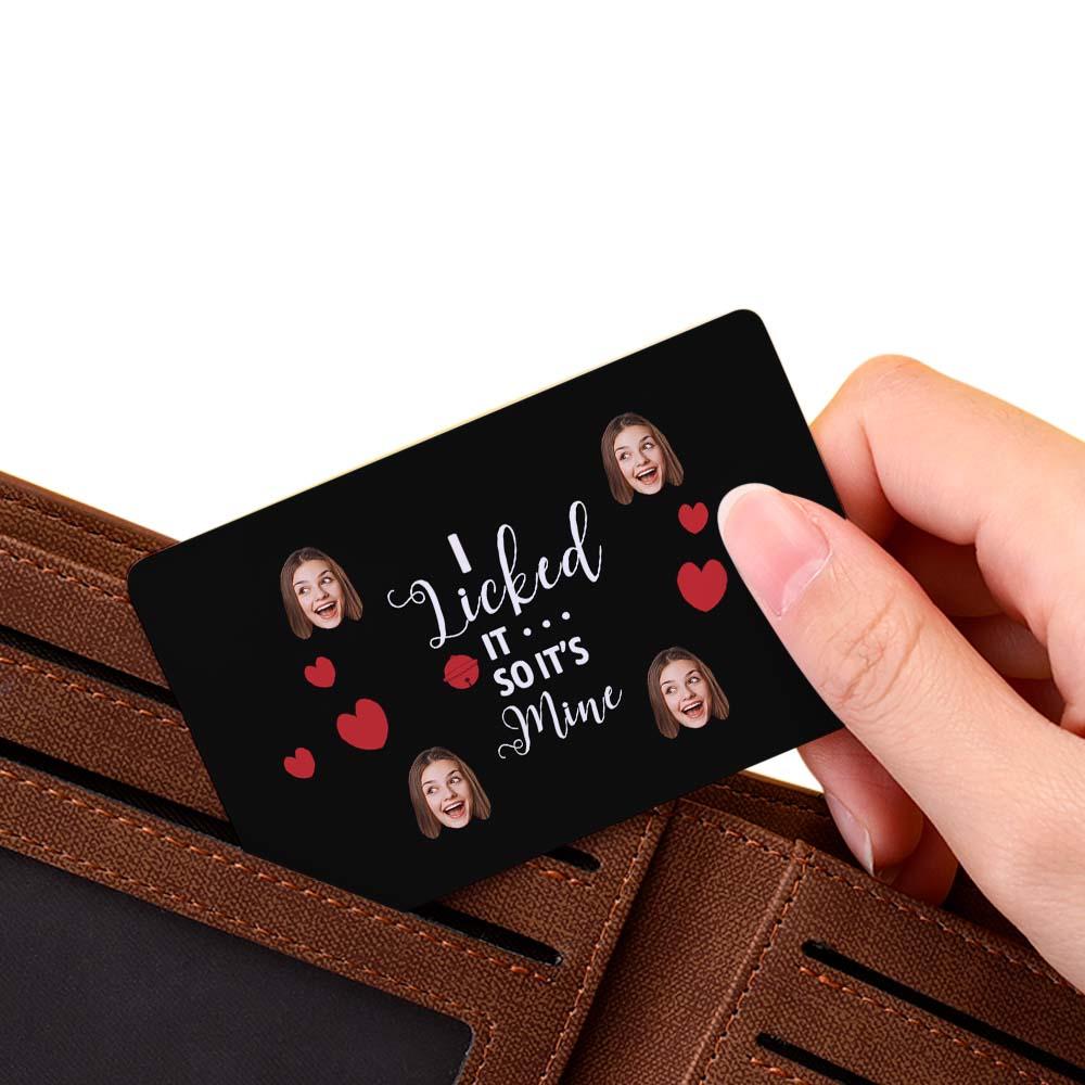scannable ar 3d card i licked it virtual reality animation digital surprise custom gift for boyfriend