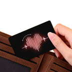 Scannable AR VR Animation 3D Card Virtual Reality Animation AR Graphic Cards Heart Wave