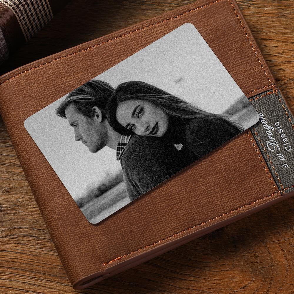 Customised Wallet Card custom wallet card photo card engraved wallet card for lovers gifts ...