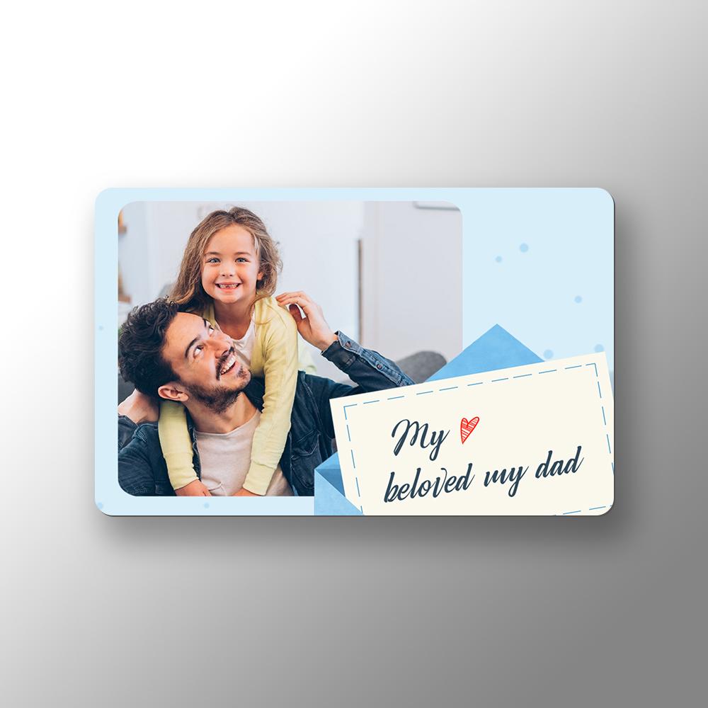 photo wallet insert card father s gifts card leather wallet for dad personalized gift