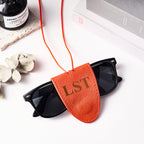 Personalized Leather Magnetic Glasses Clip Lanyard Birthday Gift for Travel Lover