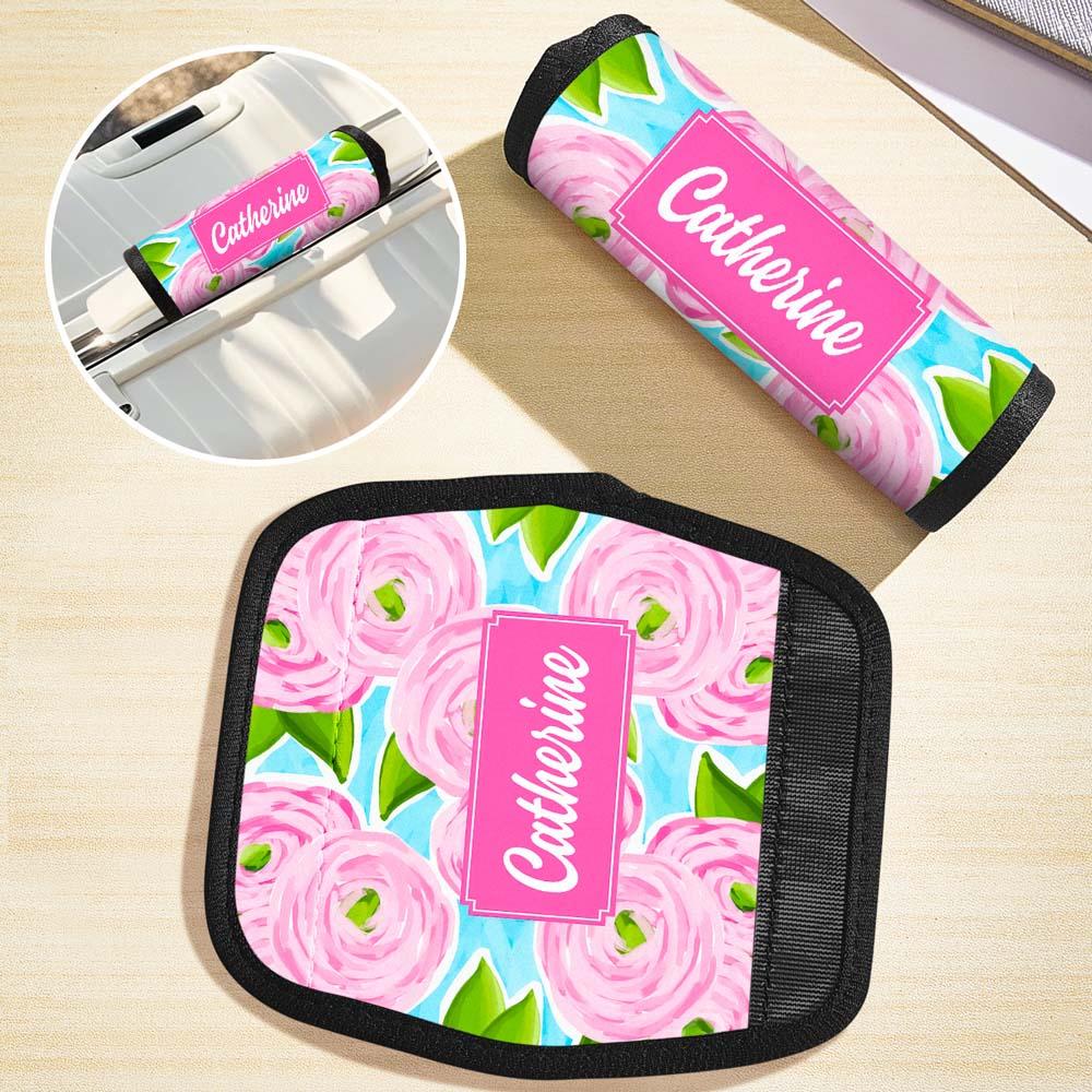Personalized Vacation Element Luggage Handle Wraps Travel Accessories Gift for Travel Lovers