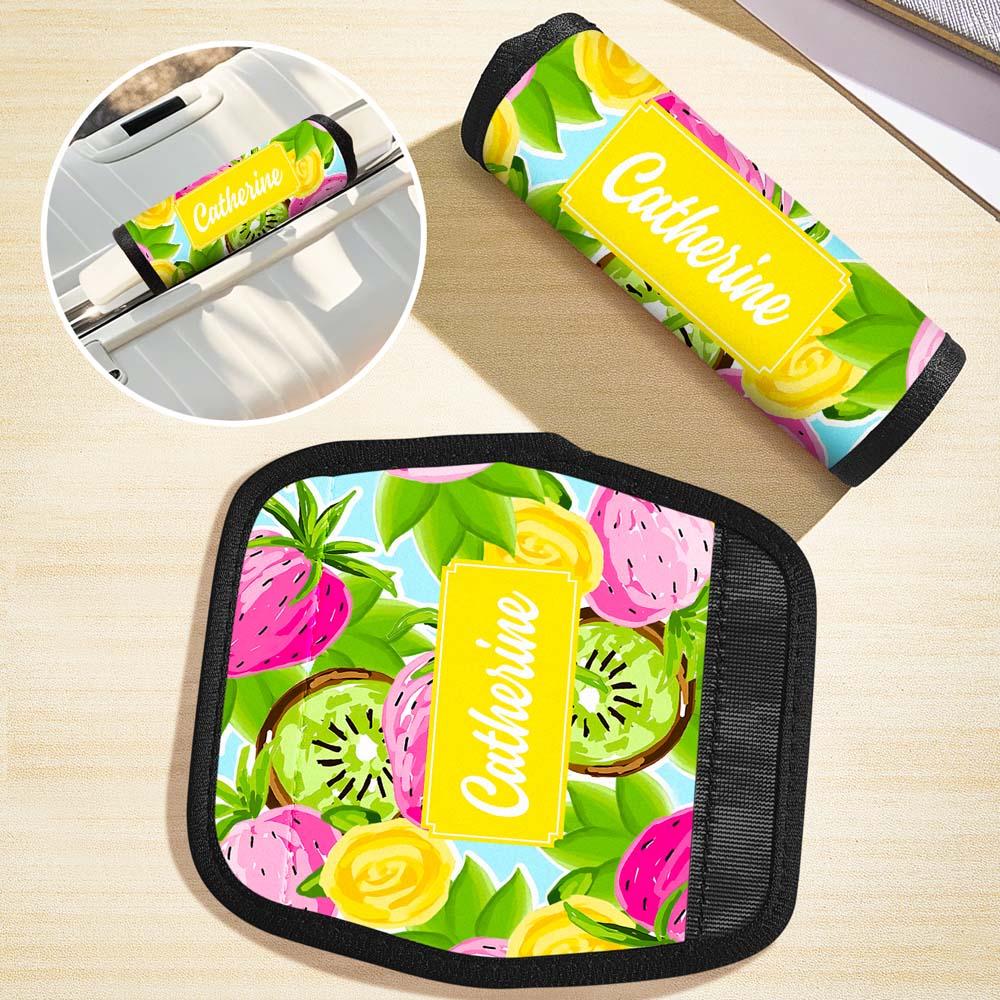 Personalized Vacation Element Luggage Handle Wraps Travel Accessories Gift for Travel Lovers