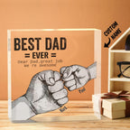 thoughtful ornament for dad with custom detail
