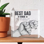 personalized ornament for dad with precision engraved detail
