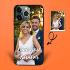 Custom Photo iPhone 13/12 Case With Name Engraved Photo And Text Phone Case With Soft Shell