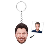Personalized Bobblehead Keychain - Custom 1 Person Head Design