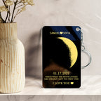 Custom Moon Phase Acrylic Keychain Gifts for Her