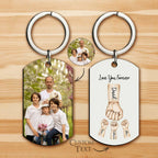 fathers day surprise keychain for dad inspired by bump keychain best dad ever keychain photo keyring father s day gift photo