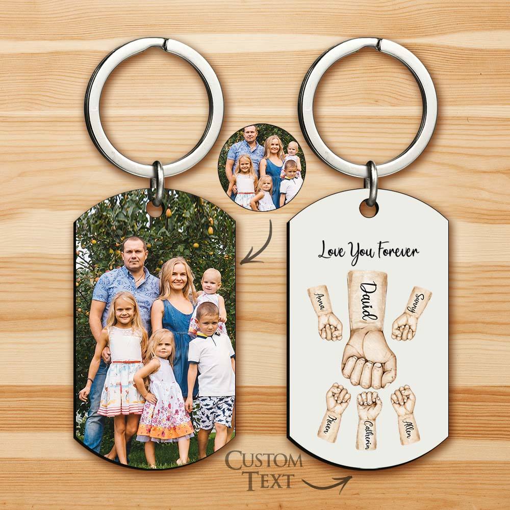 personalized keychain for dad with high quality craftsmanship