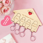 Custom Name Keychain Holder Personalized Keychain Home Decorative Gift for Family