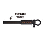 Custom Engraved Keychain Leather Car Keychain Men's Gifts