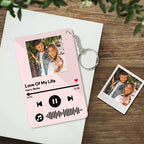 Custom Keychains Scannable Code Colorful Acrylic Music Gifts