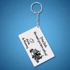 Drive Safe Keychain, Truck Driver Keychain, Custom Trucker Keychain, Drive Safe Daddy Keychain, Gift for Truck Driver, Custom Gift for Dad