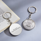 Custom Engraved Keychain Perpetual Calendar Decoration Pendant Keychain
