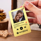Custom Keychain With Picture Valentine's Day Birthday Gifts Personalized Keychains for Men Women