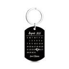 Father's Day Gifts Custom Keychain Photo Calendar Keychain Tag Keychain Personal custom gift