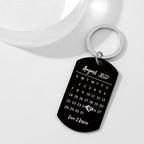 Father's Day Gifts Custom Keychain Photo Calendar Keychain Tag Keychain Personal custom gift