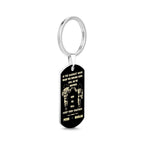 engraved tag keychain custom engraving gift for brother 23