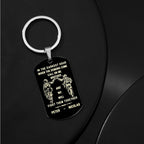 custom engraving engraved tag keychain everyday carry