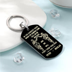 custom engraving engraved tag keychain gift for brother