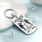engraved tag keychain custom engraving gift for brother 25
