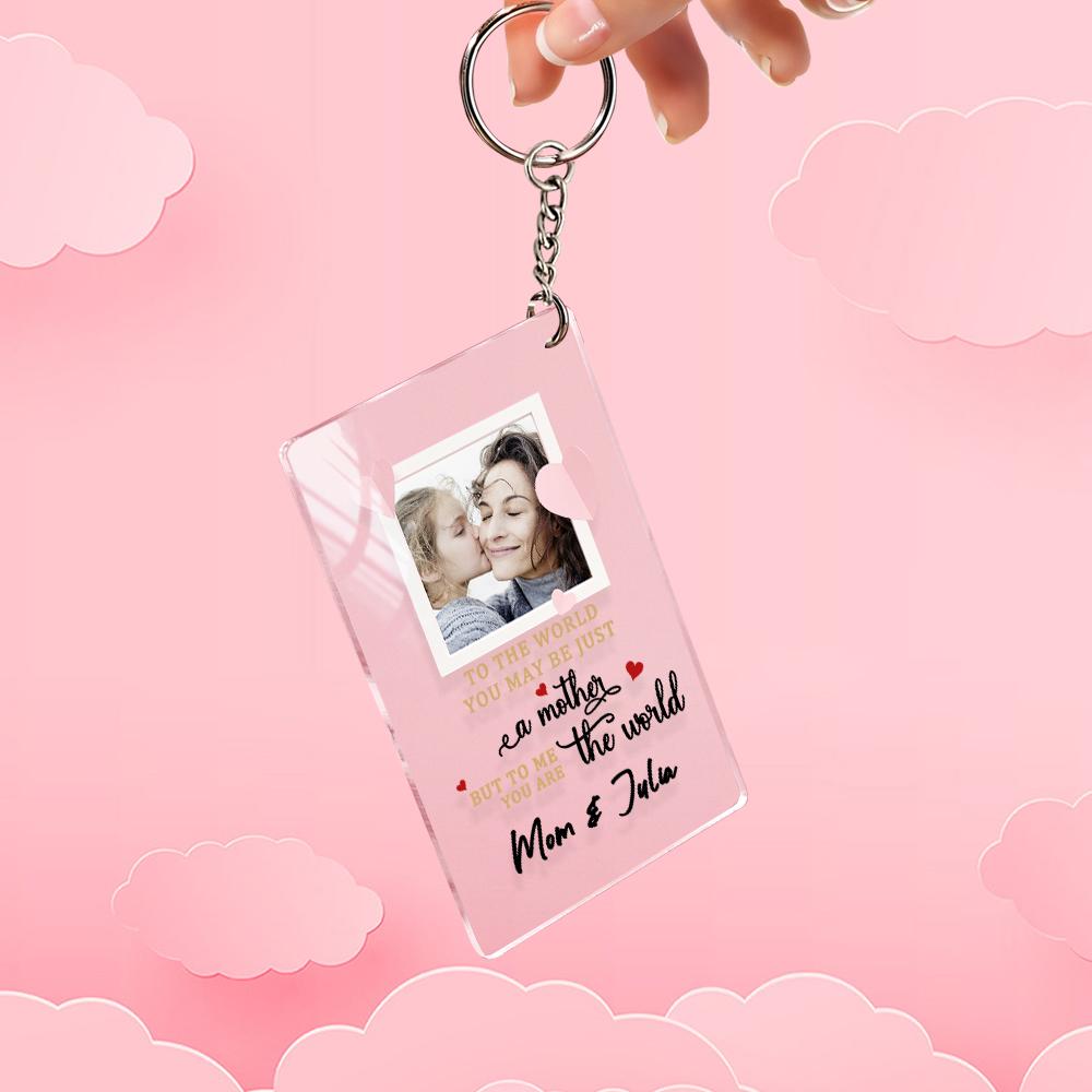 Mother's Day Gift Custom Photo Keychian/Plaque/Night Light For Mom