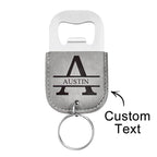 Custom Engraved Keychain Bottle Opener Simple Gifts