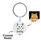 keychain personalized photo or name loss of dog gift everyday keepsake design preview