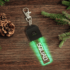 Llavero de luz LED con flash grabado personalizado