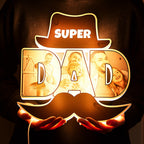 fathers day surprise ornament for dad inspired by photo night light funny beard father s day gifts