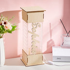 Personalized LED Lamp Custom Name Wooden Acrylic Night Light Birthday Gift