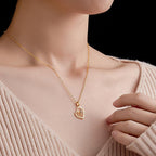 Stethoscope Birthstone Necklace Personalized Engraved Jewelry Nurse Gift