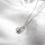 Custom Photo Projection Necklace Creative Heart Diamond Couple Gifts