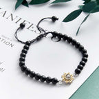 Personalized Photo Projection Beads Bracelet With Sunflower Creative Gift For Her