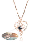 gifts for wife Cherish Every Moment - Personalized Keepsake - Photo Projection Necklace Creative Butterfly Unique Gifts - gif