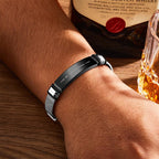 custom engraved bracelet everyday keepsake gift for boyfriend