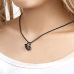 Photo Projection Magnetic Necklace Romantic Memorial Picture Couple Necklace
