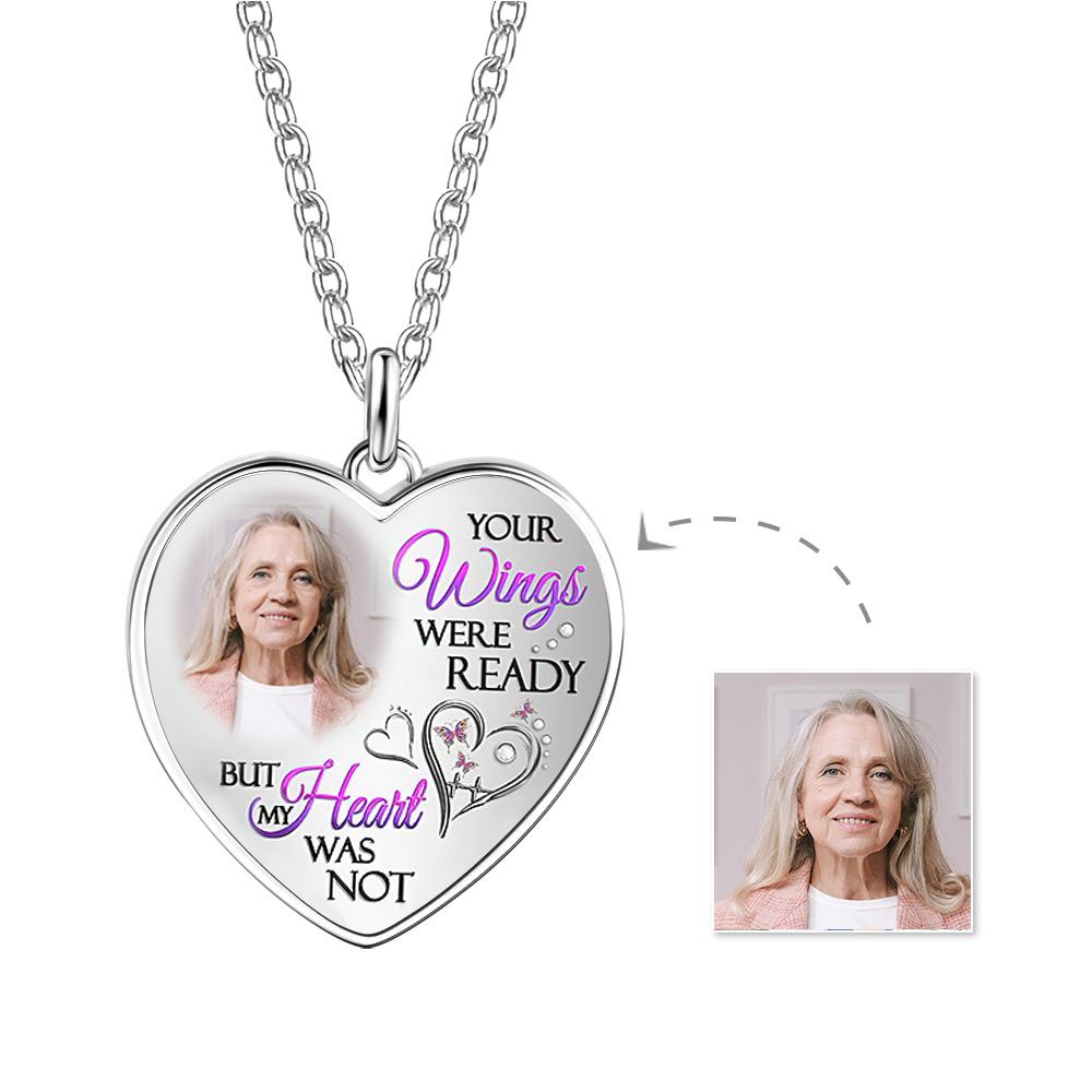 necklace personalized photo close to heart remembrance