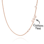 handcrafted engraved animal paw shape initial necklace unique wedding keepsake